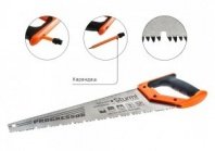 Ножовка по дереву 450мм, средний зуб, 7-8 TPI, зуб 3мм, 3D, с карандашом, для влаж. дер, Sturm