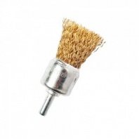 Щетка для дрели 25мм, чашка пушистая со шпилькой кисть для дрели REDVERG(830121)