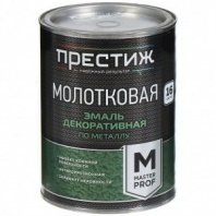Эмаль молотковая шоколад 0,8кг быстросохнущ, алкид, Престиж