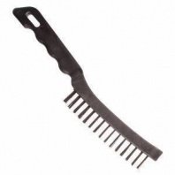 Щетка ручная 4-рядная, пласт. ручка, толщина проволоки 0,33мм, 260мм РемоКолор