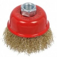 Щетка чашка УШМ 65мм пушистая М14, 99565 Bartex