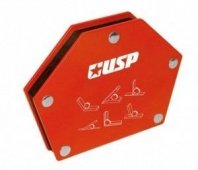 Угольник магнитный 6 углов, до 11кг, угол 30, 45, 60, 75, 90, 135, 84х36х48х34 мм, сила магнита 11 кг