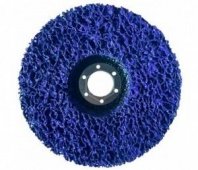 Круг зачист. полимер. (коралловый) 125х22,2мм фиолетовый для УШМ Derzhi 46125-03