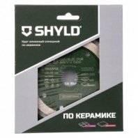Алмазный диск сплошной 115х22,23мм, по керамограниту/плитке, SHYLD 30220