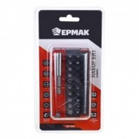 Биты для шуруповерта, набор 32 пр., длина 25 мм, в наборе PH1, PZ, SL1, PH2, SL2 ЕРМАК