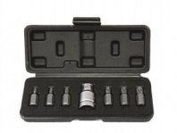 Набор вставок Torx3/8"L=30mm F1/2xM3/8, T20,T25,T30,T40,T45,T50