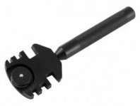 Стеклорез 3-роликовый металлическая рукоятка "Профи"