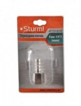 Пневмофитинг елочка 8 мм- внутр резьба (мама) 1/4" Sturm! AF1731-8-14F