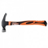 Молоток-гвоздодёр 500г фиберглассовая ручка 335мм ЕРМАК
