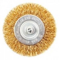 Щетка для дрели 63мм, дисковая пушистая REDVERG