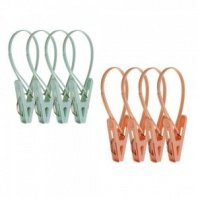 Набор прищепок 8шт, с петлями, полипропилен, железо, VETTA