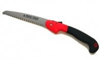 Ножовка садовая складная 18647 L=175мм 2К рукоятка 3Dзаточка крупный зуб(1/12/72)MaxiTool