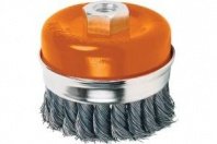 Щетка чашка УШМ 125мм крученая М14, усиленная Кратон