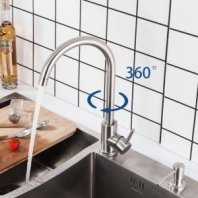 Смеситель для кухни, Frap, с картриджем, нерж, F40899