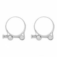 Хомут шарнирный силовой 40-43 мм, ширина 20 мм, 2шт, металл., W1// Сибртех