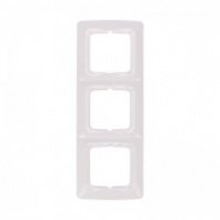 Рамка 3 места, горизонтальная, белая DEA KRANZ