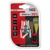 Лампа галогеновая H3, 12В 55Вт, PK22S, 1шт/блистер (Original) NG