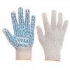 Перчатки х/б 7,5 класс Протектор белые 5 нитей, Х-нить, 64 гр, ЛЮКС