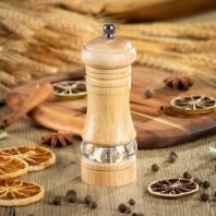 Мельница для специй дерево, металл, 13.5 см, св.дер, Y4-8013