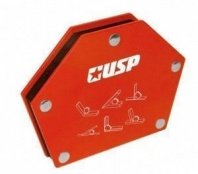 Угольник магнитный 6 углов, до 23кг, угол 30, 45, 60, 75, 90, 135, 90х56х52х46 мм, сила магнита 23 кг