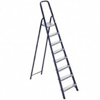 Лестница стремянка 8 ст, сталь, 1 секция, 1.66 м, 150 кг, Alumet, М8408