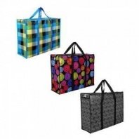 Сумка хозяйственная "Индия", нетканый материал, 60x45x20см, 54л, до 11кг, полипропилен, 3 диз. VETTA