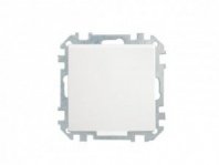 Розетка 1 гнездо С/У, с/з, белая, з/ш, крышка, Стиль, Bylectrica