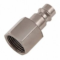 Переходник рапид папа - внутр. резьба 3/8"F, 2шт/набор, Stels (Ниппель универсальный быстросъемный)