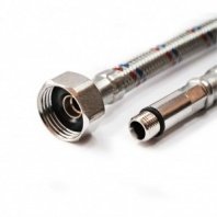 Подводка для смесителя 0,4м 1/2", М10, пара, нерж.сталь, Valfex