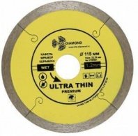 Алмазный диск сплошной 115x22мм, тонкий hot press Trio Diamond