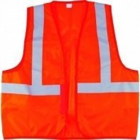Жилет сигнальный оранжевый размер XL// Сибртех