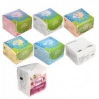 Салфетки бумажные однослойные Gratias/Flora, п/п, 100шт