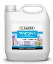 Грунт Влагостоп 3.5кг, для наруж. и внутр. работ, акрил, Лакра Л-С