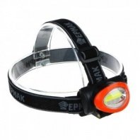 Фонарь налобный светодиодный на батарейках, 5Вт СОВ LED, 3*ААА, 6,8*4см ЧИНГИСХАН