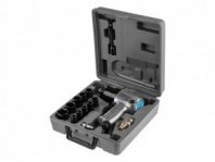 Пневмогайковерт 1/2" (580Nm) с лубрикатором и головками DGM DTW-7012 Ударный мех-м: twin hammer; 70