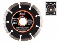 Алмазный диск сегмент 115х22мм, сухой и мокрый рез, универс. GEPARD