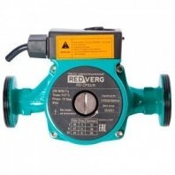 Циркуляционный насос 32/6, 93Вт, высота 6м, рек.труба 40мм, 55л/мин, REDVERG RD-CP32/6