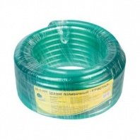 Шланг полив. 1 слойный 3/4 20м неармир., зеленый, прозрачный, 1,0мм, "КРИСТАЛЛ" ПВХ