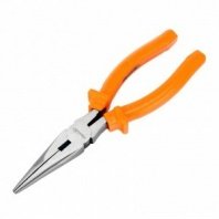 Длинногубцы 200мм, пласт. рукоятки, прямые шлифованные, Sparta (тонкогубцы) Classic