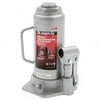 Домкрат гидравлический бутылочный 12 т, h подъема 230-465мм, Matrix