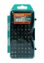 Набор бит 67шт, 25мм, сталь CrV, в пластик.кейсе Sturm! 1270602