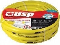 Шланг полив. 3-х слойный 1/2 25м армир., АТС желтый "ПРЕМИУМ"