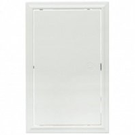 Лючок ревизионный 200х400мм, пластик-АВС, с замком, Event, 2040ЛПЗ