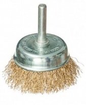 Щетка для дрели 62мм, чашка пушистая со шпилькой MaxiTool