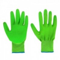 Перчатки нейлоновые, с латексным полуобливом, 9 размер,25см, 64г INBLOOM