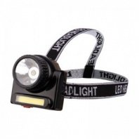 Фонарь налобный светодиодный аккумуляторный, 2 режима, поворотный, с евровилкой, зарядка от сети 220В REXANT