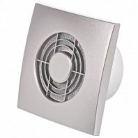 Вентилятор вытяжной настенный 98мм, 10Вт, 130м3/ч, 30дБ, хром, Зефир, 100Сок Event