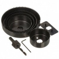 Набор инструментов 8 предметов, для врезки замка , 64/127, сталь, пластик, кейс Bartex