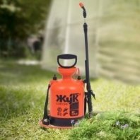 Опрыскиватель 5л садовый Жук, пластик, 650-970 мм, телеск брандсп, Классик, ОП-207 0437-00