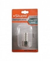 Пневмофитинг елочка 10 мм- внутр резьба (мама) 1/4" Sturm! AF1731-10-14F